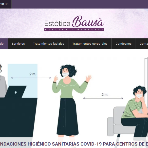 Diseño Web Estètica Bausà
