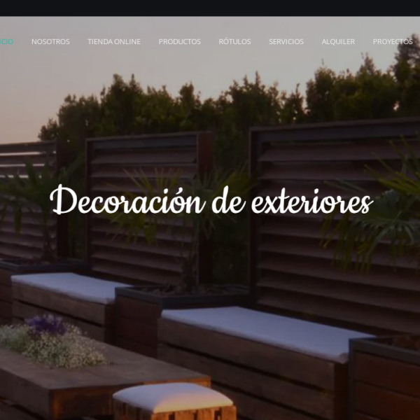 Diseño Web Palets de Lujo