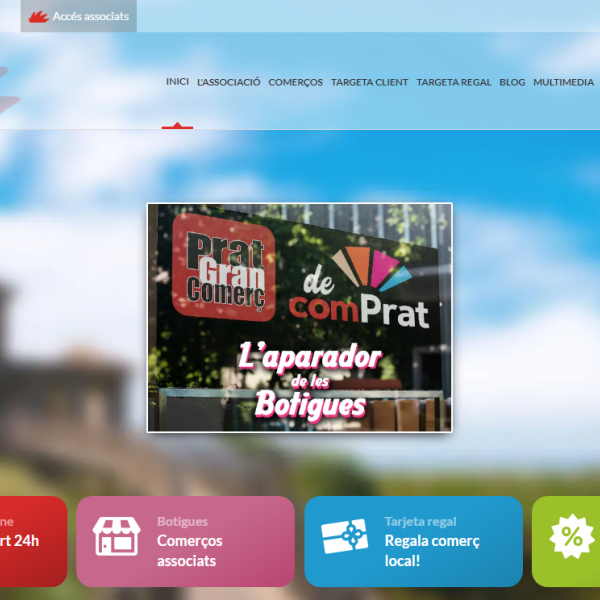Diseño Web Prat Gran Comerç