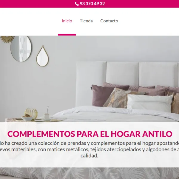 Diseño Web Tendències Roba per a la Llar