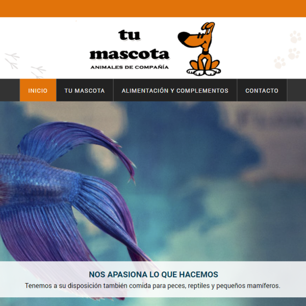 Diseño Web Tu Mascota