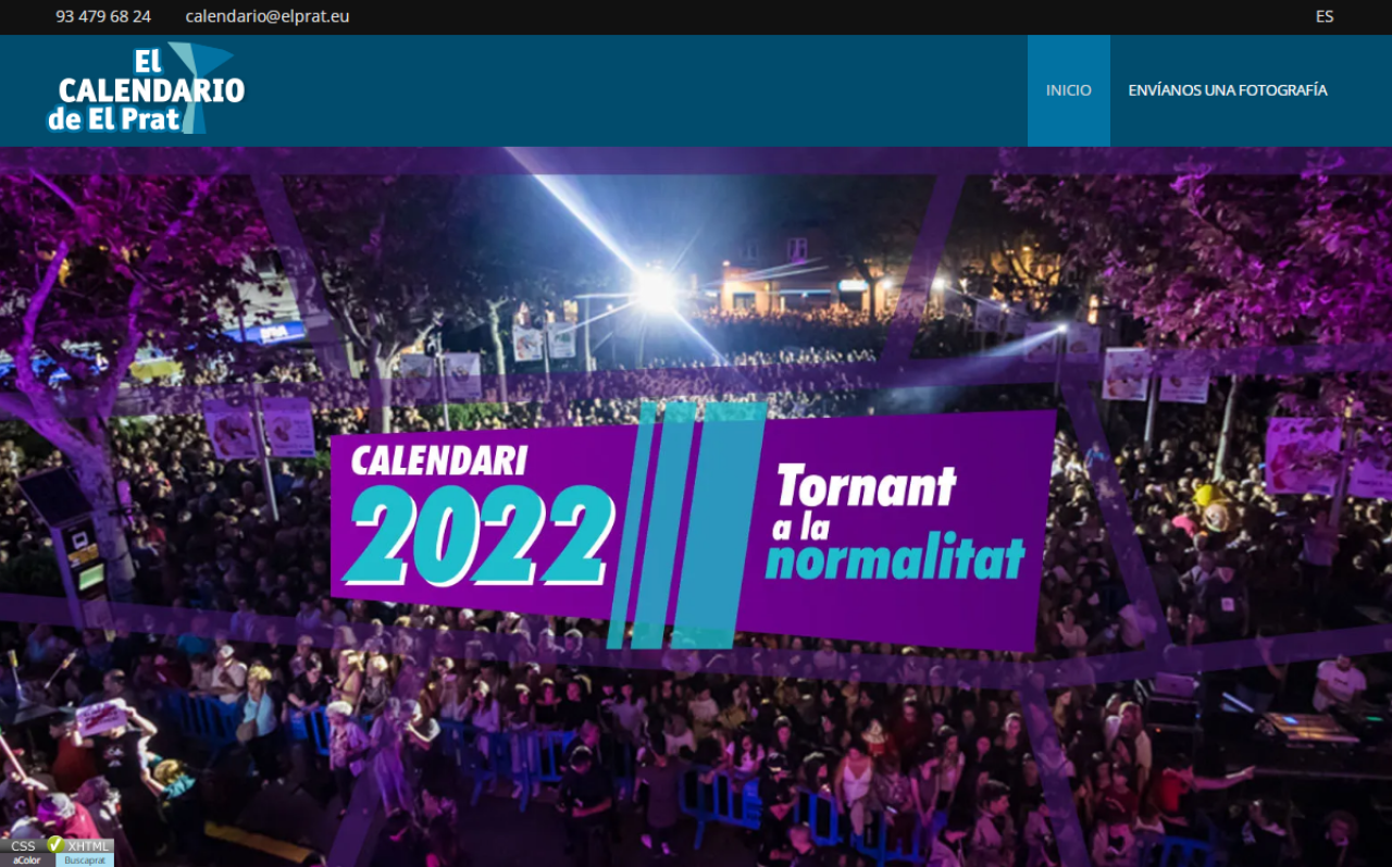 Diseño Web El Calendario Prat 
