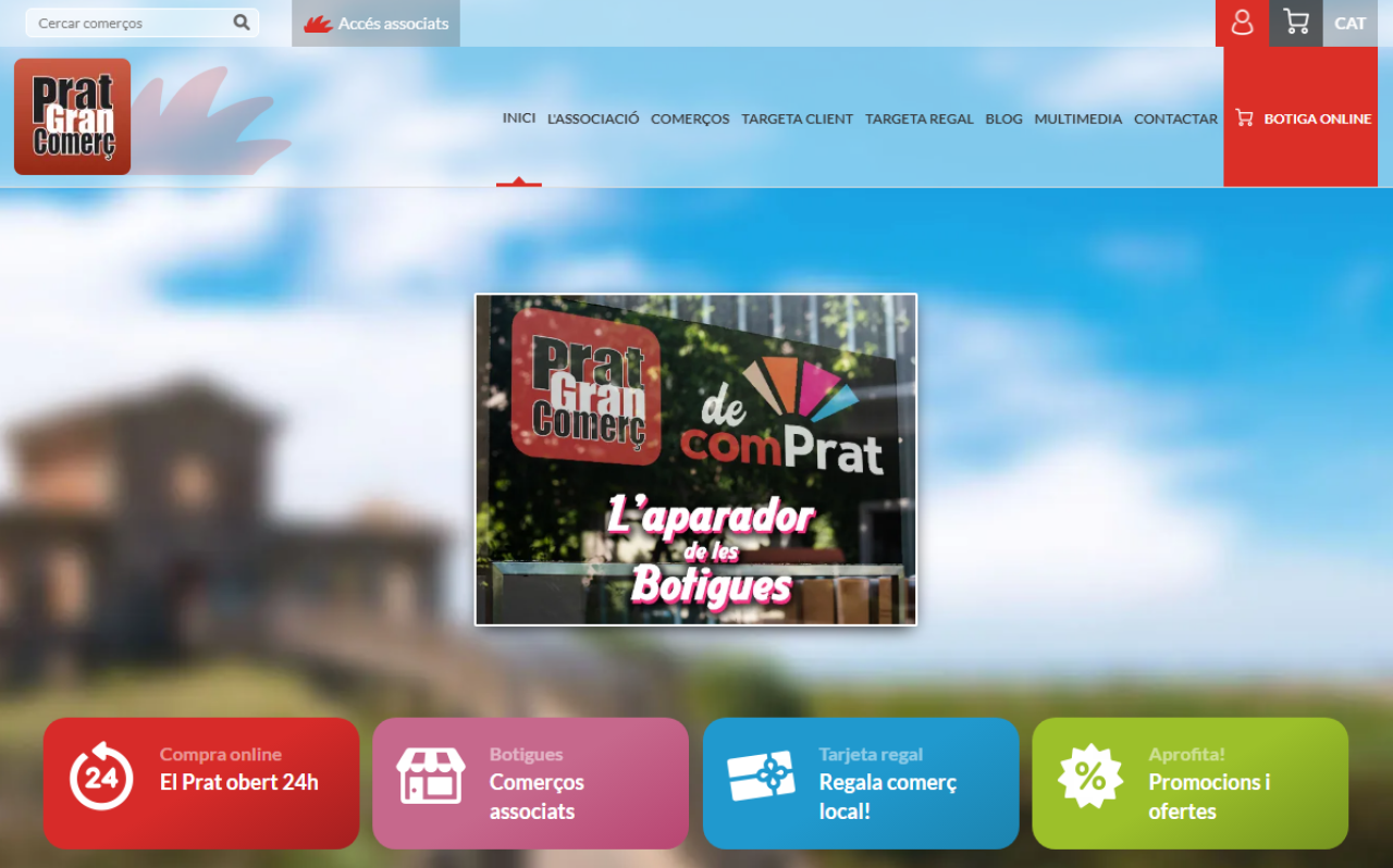 Diseño Web Asociación | Prat Gran Comerç