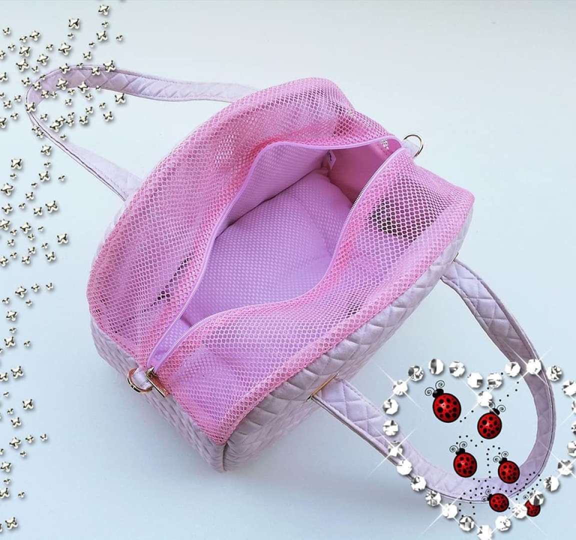 CUTY BAG PINK Medidas: 36 x 21 x 30 cm.