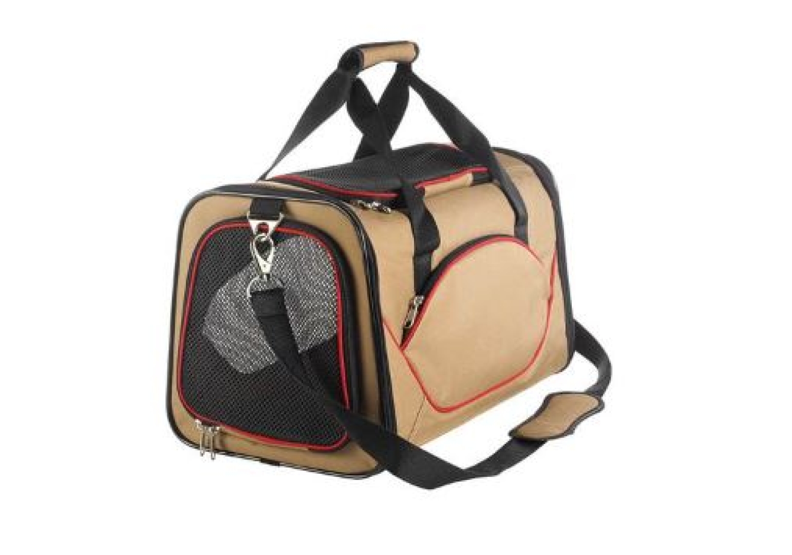 BOLSO KANSAS El bolso de transporte KANSAS es adecuado para perros y gatos hasta un peso de 6.5 kg. MEDIDAS 48 x 30 x 30 cm
