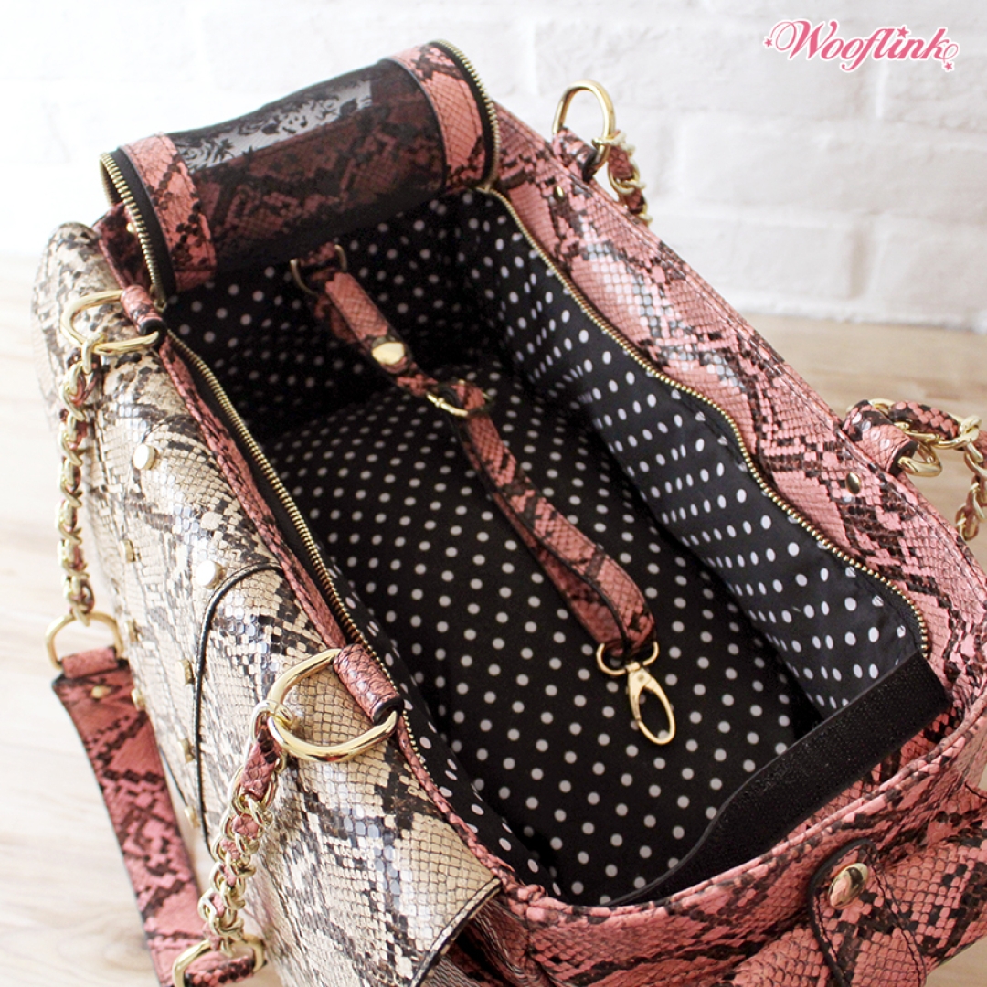 LUXE BAG  Bolso chic y lujoso para perros ♥ Tamaño: Aprox. An x Al x P: 16 