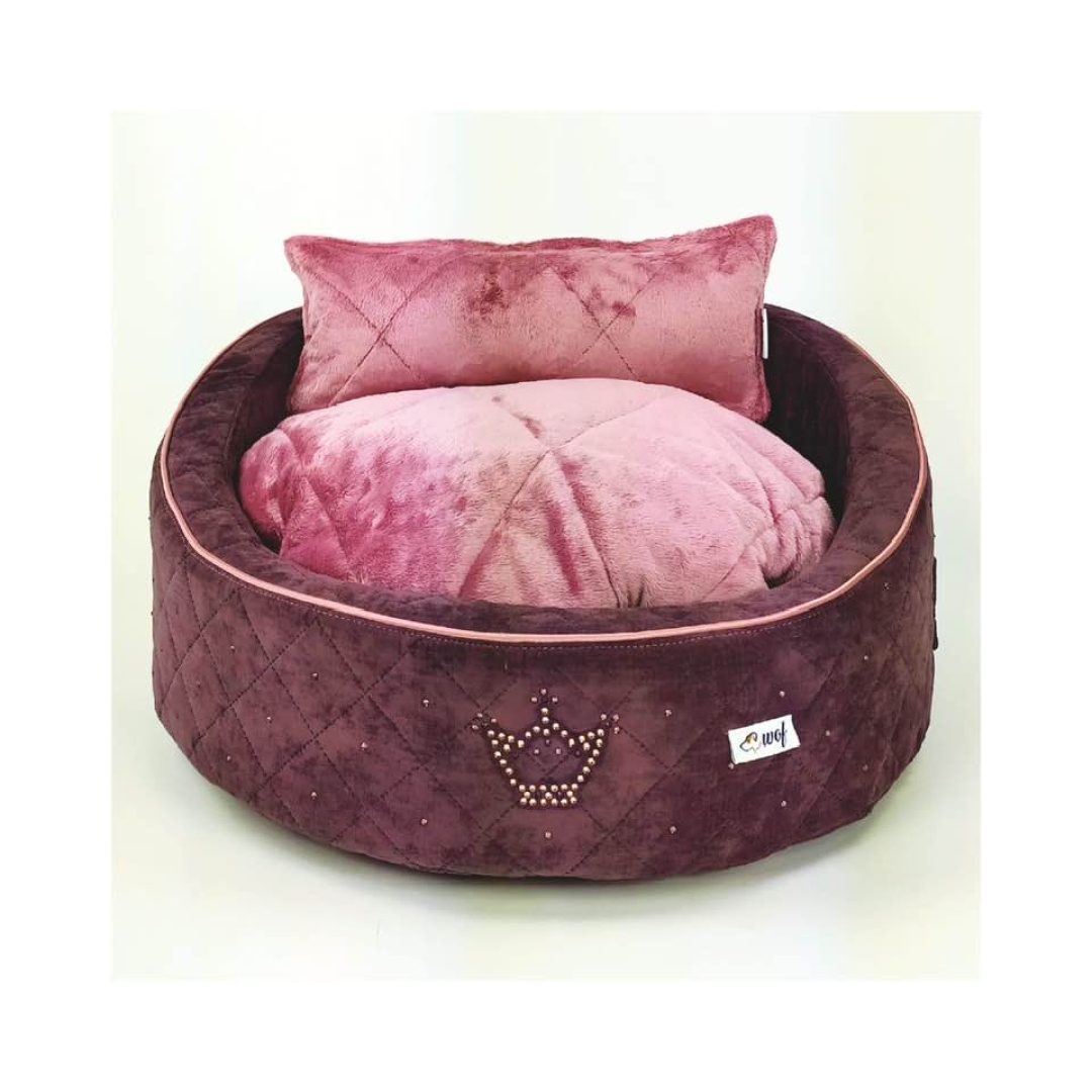 ROUNI BORDEAUX Una cama de edicion limitada, para ofrecer confor y comodidad a tu perro. Totalmente desenfundable. 60 cm.