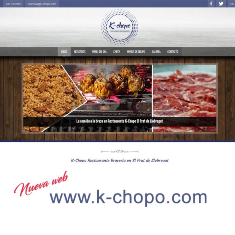 Cal Ramon cambia de nombre, nosotros lo ponemos facil para mantener la web y correo pero con k-chopo.com