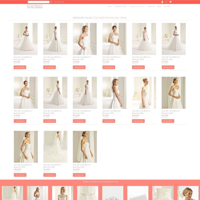 Nueva web con tienda online, www.elsabasic.com
